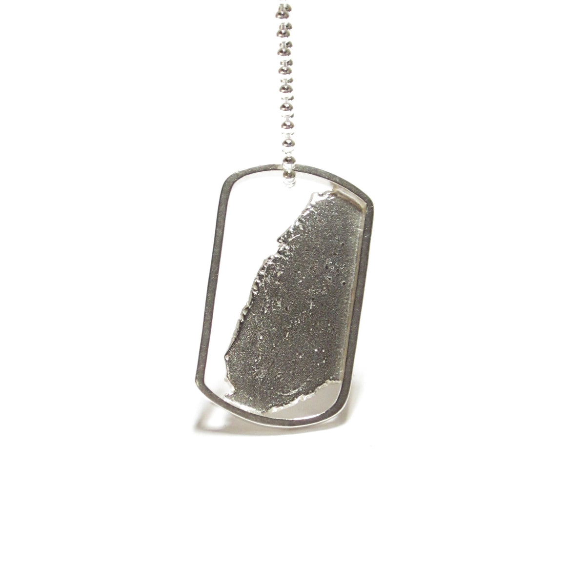 Seth Papac Torn In Tags - Small 18K Silver