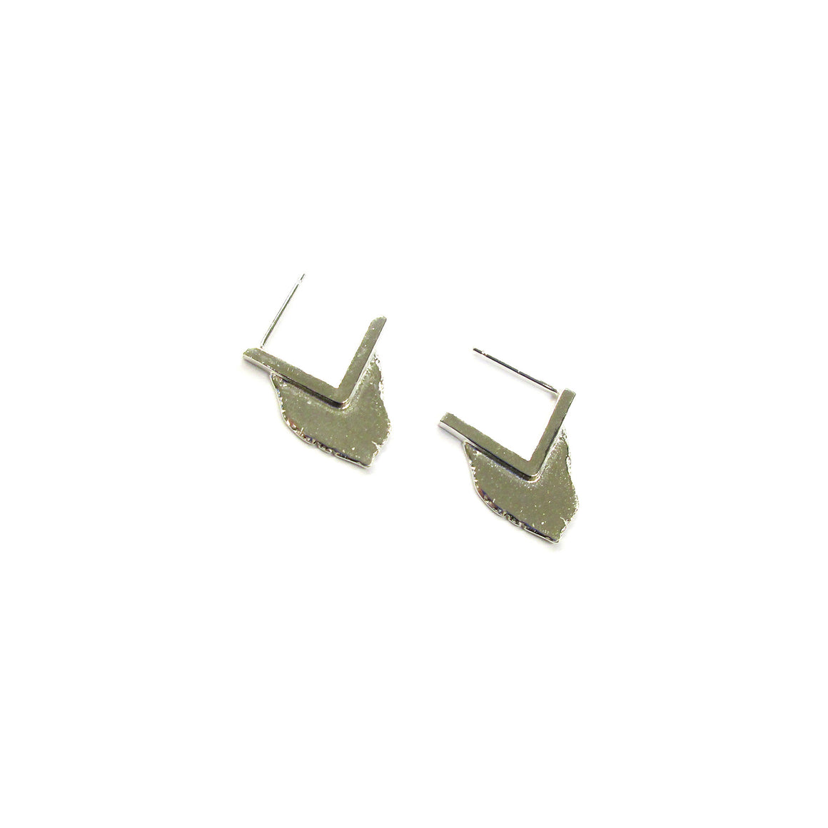 sterling silver earrings by Seth Papac