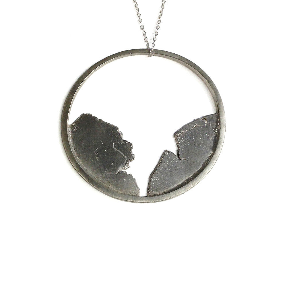 sterling silver pendant by Seth Papac