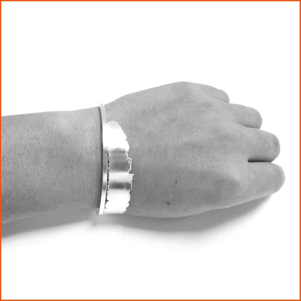 sterling silver cuff bracelet by Seth Papac